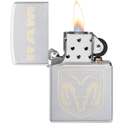 Zippo Lighter: Laser Engrave Ram Logo Design | 48763