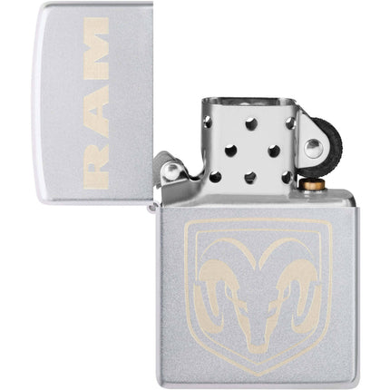 Zippo Lighter: Laser Engrave Ram Logo Design | 48763