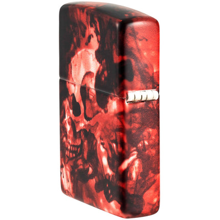Zippo Lighter: Spooky Skulls Design 540 Color | 48772