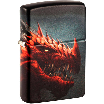 Zippo Lighter: Red Dragon Design 540 Color | 48777