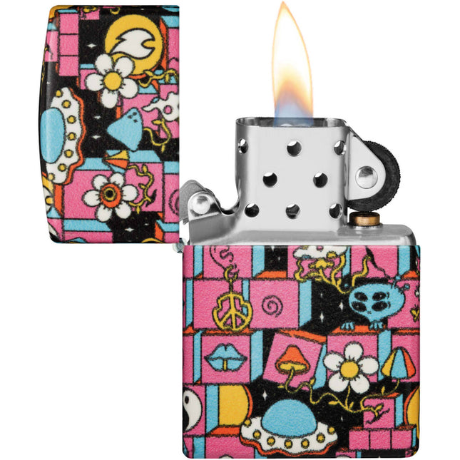 Zippo Lighter: Abstract Zippo Design 540 Color | 48779