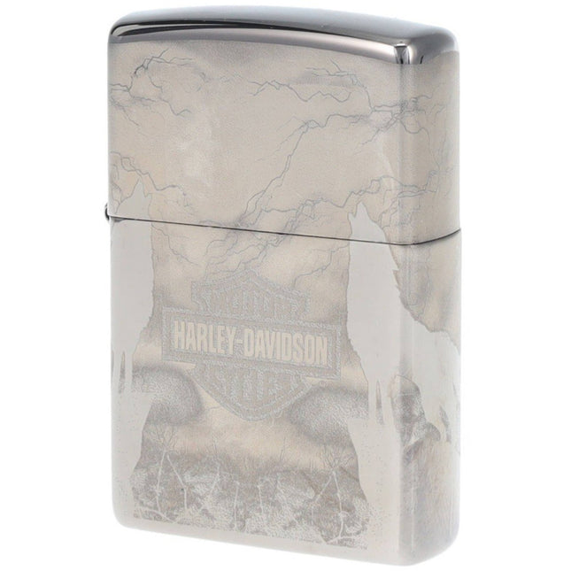 Zippo Lighter: Harley-Davidson® Howling Wolves Design | 48799