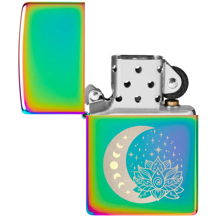 Zippo Lighter - Spiritual Design Metal Construction Refillable and Windproof | 48910