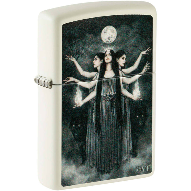 Zippo Lighter: Victoria Frances Goddess Hecate Design Glow-in-the-Dark | 48950