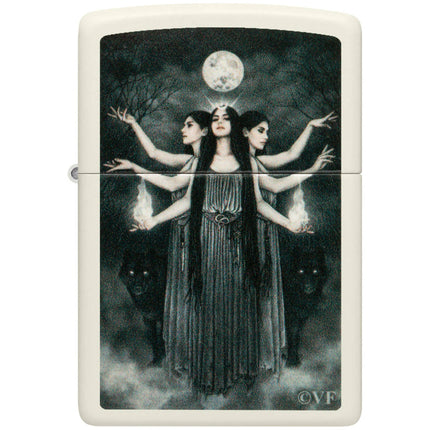 Zippo Lighter: Victoria Frances Goddess Hecate Design Glow-in-the-Dark | 48950
