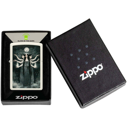 Zippo Lighter: Victoria Frances Goddess Hecate Design Glow-in-the-Dark | 48950