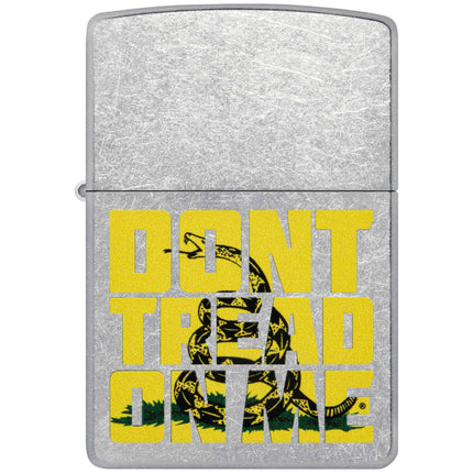 Zippo Lighter: Don't Tread on Me Street Chrome | 48952