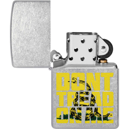 Zippo Lighter: Don't Tread on Me Street Chrome | 48952