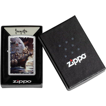 Zippo Lighter: Frank Frazetta Kane on the Golden Sea Street Chrome | 48953