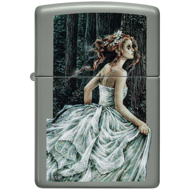 Zippo Windproof Lighter - Victoria Francés Distraught Bride Design All-Metal | 48971