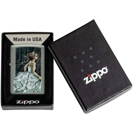 Zippo Windproof Lighter - Victoria Francés Distraught Bride Design All-Metal | 48971
