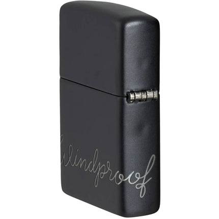 Zippo Lighter: Cursive Zippo Design | 48979