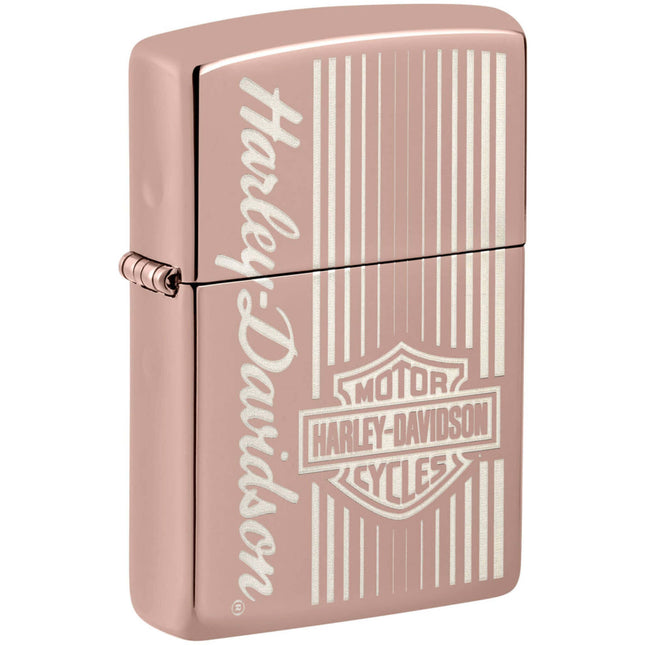 Zippo Lighter: Harley-Davidson® High Polish Rose Gold | 48992