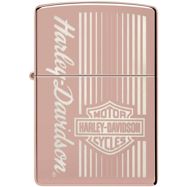 Zippo Lighter: Harley-Davidson® High Polish Rose Gold | 48992