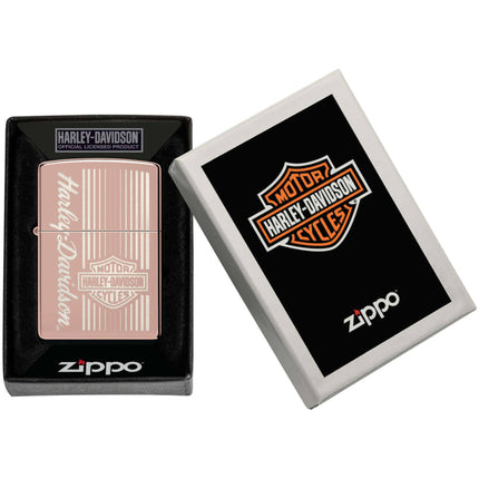 Zippo Lighter: Harley-Davidson® High Polish Rose Gold | 48992