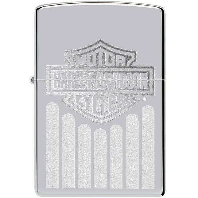 Zippo Lighter: Harley-Davidson® Monochrome Logo Design | 48993