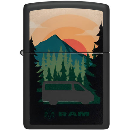 Zippo Lighter: Ram Logo Landscape Design | 48764