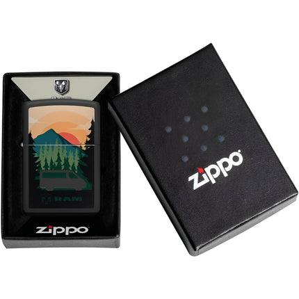 Zippo Lighter: Ram Logo Landscape Design | 48764