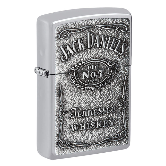 Zippo Lighter: Jack Daniel's® Pewter Emblem Design | 250JD427