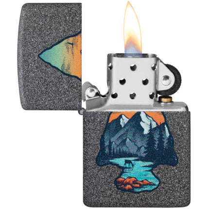 Zippo Lighter: Mountain Design | 46007