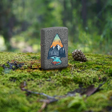 Zippo Lighter: Mountain Design | 46007