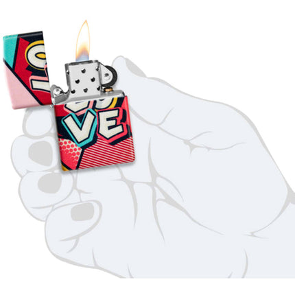Zippo Lighter: Love Design | 46013