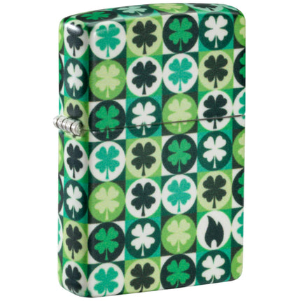Zippo Lighter: Clover Design | 46015