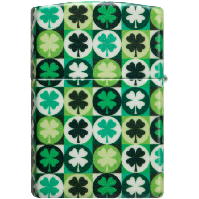 Zippo Lighter: Clover Design | 46015