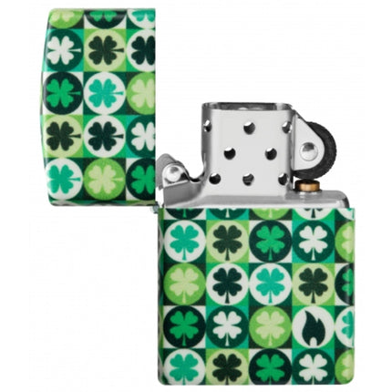 Zippo Lighter: Clover Design | 46015