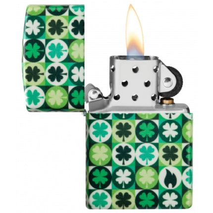 Zippo Lighter: Clover Design | 46015