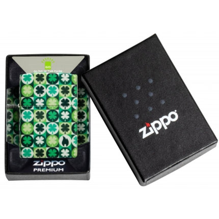Zippo Lighter: Clover Design | 46015