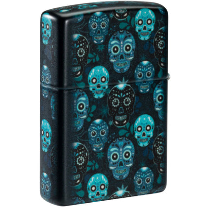 Zippo Lighter: Sugar Skulls Design | 46017
