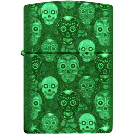 Zippo Lighter: Sugar Skulls Design | 46017