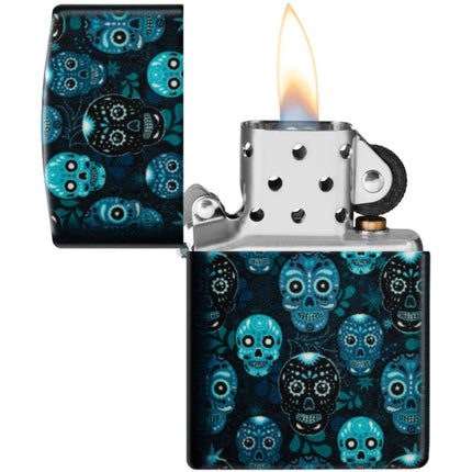 Zippo Lighter: Sugar Skulls Design | 46017