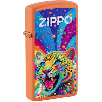 Zippo Lighter: Slim Leopard Zippo Design | 46018