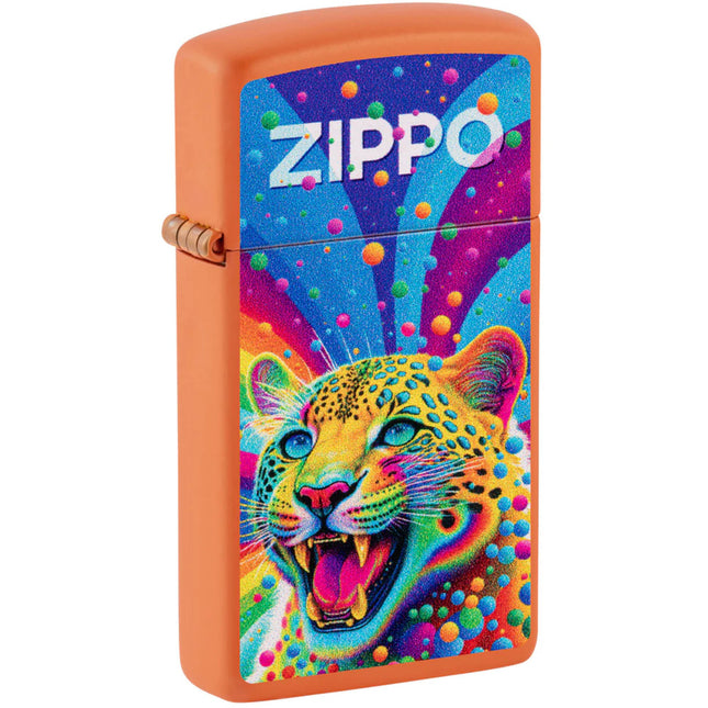 Zippo Lighter: Slim Leopard Zippo Design | 46018