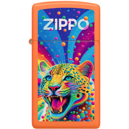 Zippo Lighter: Slim Leopard Zippo Design | 46018