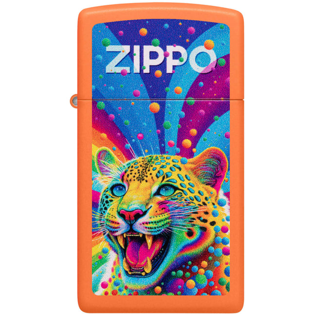 Zippo Lighter: Slim Leopard Zippo Design | 46018