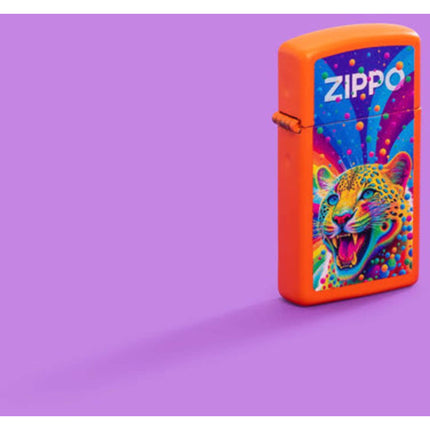 Zippo Lighter: Slim Leopard Zippo Design | 46018