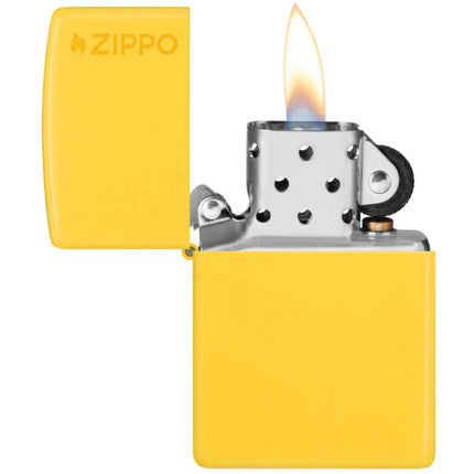 Zippo Windproof Pocket Lighter Classic Sunflower with Color Image Logo 46019ZL