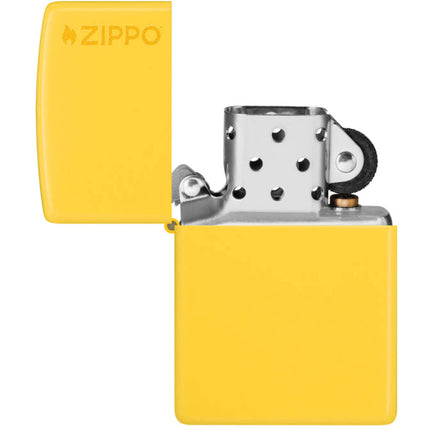 Zippo Windproof Pocket Lighter Classic Sunflower with Color Image Logo 46019ZL