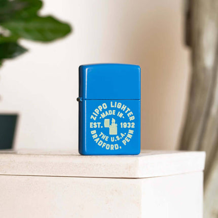 Zippo Lighter: Engrave Zippo Seal Blue | 46173