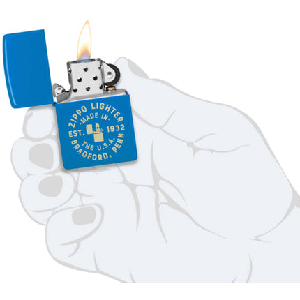 Zippo Lighter: Engrave Zippo Seal Blue | 46173