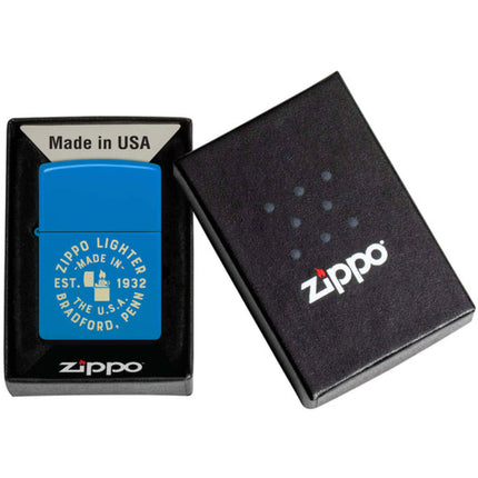 Zippo Lighter: Engrave Zippo Seal Blue | 46173