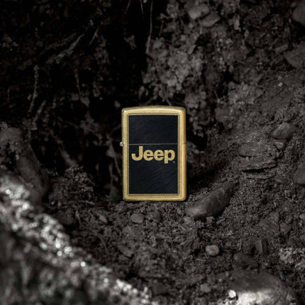 Zippo Lighter: Jeep Stamp Design | 46225