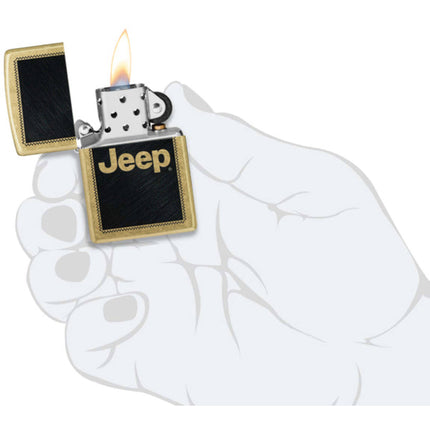 Zippo Lighter: Jeep Stamp Design | 46225