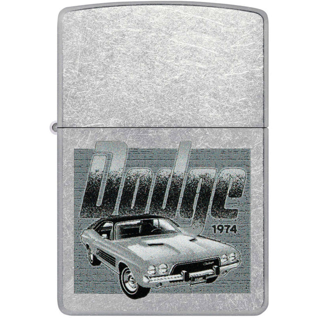 Zippo Windproof Pocket Lighter Dodge Challenger in a Color Image design 46226