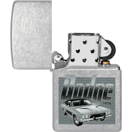 Zippo Windproof Pocket Lighter Dodge Challenger in a Color Image design 46226