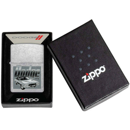 Zippo Windproof Pocket Lighter Dodge Challenger in a Color Image design 46226