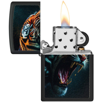 Zippo Lighter: Tiger Roar Design | 46241